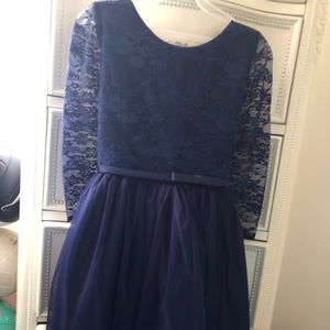 Blue dress